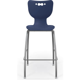 MooreCo Hierarchy 30" Mid Back Stool Navy 