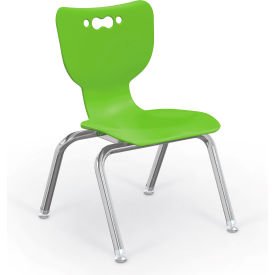 Balt 53312-1-GREEN-NA-CH Balt® Hierarchy 12" Plastic Classroom Chair - Green image.