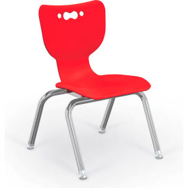 Balt 53312-1-RED-NA-CH Balt® Hierarchy 12" Plastic Classroom Chair - Red image.