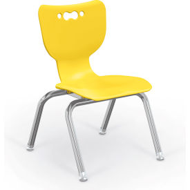 Balt 53312-1-YELLOW-NA-CH Balt® Hierarchy 12" Plastic Classroom Chair - Yellow image.