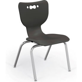 Balt 53314-1-BLACK-NA-CH Balt® Hierarchy 14" Plastic Classroom Chair - Black image.