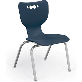 Balt 53314-1-NAVY-NA-CH Balt® Hierarchy 14" Plastic Classroom Chair - Navy image.