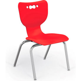 Balt 53314-1-RED-NA-CH Balt® Hierarchy 14" Plastic Classroom Chair - Red image.