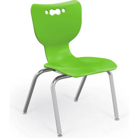 Balt 53316-1-GREEN-NA-CH Balt® Hierarchy 16" Plastic Classroom Chair - Green image.
