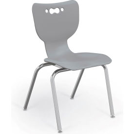 Balt 53318-1-GREY-NA-CH Balt® Hierarchy 18" Plastic Classroom Chair - Gray image.