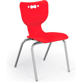 Balt 53318-1-RED-NA-CH Balt® Hierarchy 18" Plastic Classroom Chair - Red image.