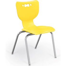 Balt 53318-1-YELLOW-NA-CH Balt® Hierarchy 18" Plastic Classroom Chair - Yellow image.