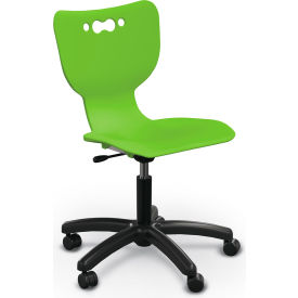 MooreCo Hierarchy 5-Star Chair No Arms Hard Caster Green 