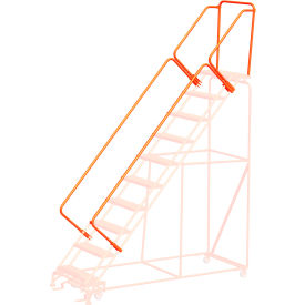 Ballymore Co Inc CAL-O-10-15 STEPS CAL-OSHA 42" Handrail Kit for 10 to 15 Steps - Orange - CAL-O-10-15 STEPS image.