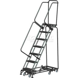 7 Step 16""W Navigator All-Directional Steel Safety Ladder w/ Standard Rails - Nav-7RS