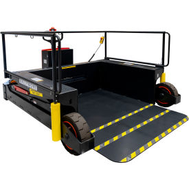 Ballymore Rough Terrain Powered Portable Loading Dock 56" Raised Height Platform 5000 lb. Capacity 