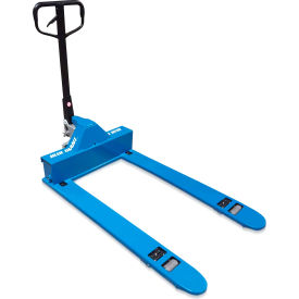 Blue Giant Equipment Corp. EPT-33-4W Blue Giant® Manual 4-Way Pallet Jack Truck EPT-33-4W - 3300 Lb. Capacity - 33" x 48" image.