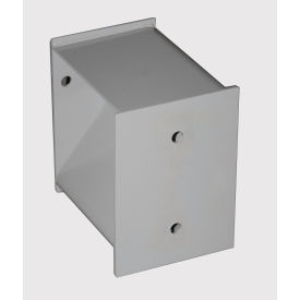 Global Industrial B2379049 Replacement Steel Bumper Base For Edge of Dock Levelers image.