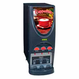 Bunn-O-Matic Corporation 36900 iMix® Beverage Dispenser w/ 3 Hoppers, Cappuccino Display image.