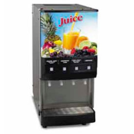 Bunn-O-Matic Corporation 37300.0002 Silver Series® 4-Flavor Cold Beverage System, w/ Cold Water Dispense image.