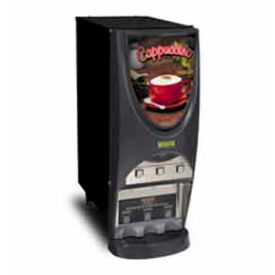 Bunn-O-Matic Corporation 38600.0001 iMix®-3S+ Silver Series Beverage System w/ 3 Hoppers, Cappuccino Display image.
