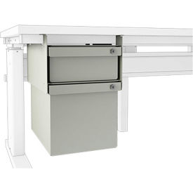 Bostontec, Inc DRW612 BOSTONtec Drawer Stack 1-6"H Drawer and 1-12"H; Overall 18"H x 18"D x 12"W image.