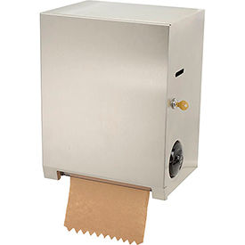 Bobrick Washroom Equipment, Inc B-2860 Bobrick® Automatic Touch Free Pull Down Paper Towel Roll Dispenser, Stainless Steel image.