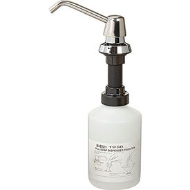 Bobrick Washroom Equipment, Inc B-8221 Bobrick® 20-oz. Liquid & Lotion Soap Dispenser - 4" Spout - B-8221 image.