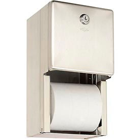 Bobrick Washroom Equipment, Inc B2888 Bobrick® ClassicSeries™ Surface Mounted Multi-Roll Tissue Dispenser - B2888 image.