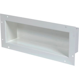 Bobrick® Ligature Resistant Recessed Shelf 16 Gauge 304 Stainless Steel 19""W x 4""D x 8""H