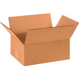 Global Industrial B68633 Global Industrial™ Cardboard Corrugated Boxes, 11-1/4"L x 8-3/4"W x 4-3/4"H, Kraft image.