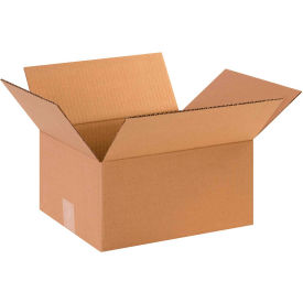 Global Industrial B68652 Global Industrial™ Cardboard Corrugated Boxes, 12"L x 10"W x 6"H, Kraft image.