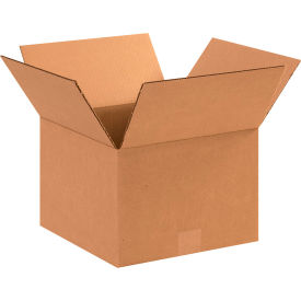 Global Industrial B68658 Global Industrial™ Cardboard Corrugated Boxes, 12"L x 12"W x 8"H, Kraft image.