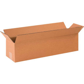 Global Industrial B1878845 Global Industrial™ Long Cardboard Corrugated Boxes, 12"L x 3"W x 3"H, Kraft image.