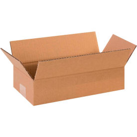 Global Industrial B1878574 Global Industrial™ Long Cardboard Corrugated Boxes, 12"L x 6"W x 3"H, Kraft image.