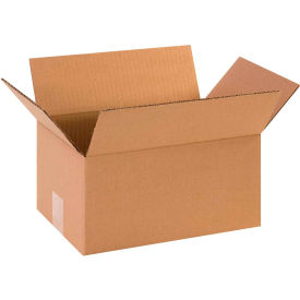 Global Industrial B68641 Global Industrial™ Cardboard Corrugated Boxes, 12"L x 8"W x 6"H, Kraft image.