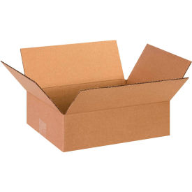 Global Industrial™ Flat Cardboard Corrugated Boxes 13""L x 10""W x 4""H Kraft