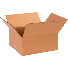 Global Industrial B68674 Global Industrial™ Cardboard Corrugated Boxes, 13"L x 11"W x 6"H, Kraft image.