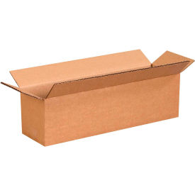 Global Industrial B1878658 Global Industrial™ Long Cardboard Corrugated Boxes, 14"L x 3"W x 3"H, Kraft image.