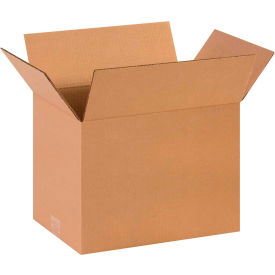 Global Industrial B68688 Global Industrial™ Cardboard Corrugated Boxes, 14"L x 10"W x 10"H, Kraft image.