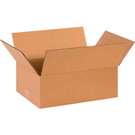 Global Industrial™ Flat Cardboard Corrugated Boxes 14""L x 10""W x 5""H Kraft