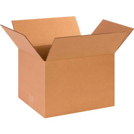 Global Industrial B68694 Global Industrial™ Cardboard Corrugated Boxes, 14"L x 12"W x 10"H, Kraft image.