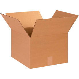 Global Industrial B68700 Global Industrial™ Cardboard Corrugated Boxes, 14"L x 14"W x 10"H, Kraft image.