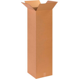 Tall Cardboard Corrugated Boxes, 14"L x 14"W x 48"H, Kraft view 2