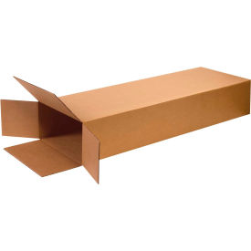 Global Industrial B2205825 Global Industrial™ Side Loading Cardboard Corrugated Boxes, 14"L x 4"W x 52"H, Kraft image.