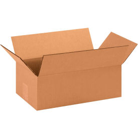 Global Industrial B2205824 Global Industrial™ Cardboard Corrugated Boxes, 14"L x 8"W x 5"H, Kraft image.