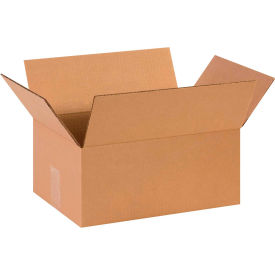 Global Industrial B1638211 Global Industrial™ Cardboard Corrugated Boxes, 14"L x 9"W x 6"H, Kraft image.