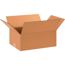 Global Industrial B68706 Global Industrial™ Cardboard Corrugated Boxes, 15"L x 11"W x 6"H, Kraft image.