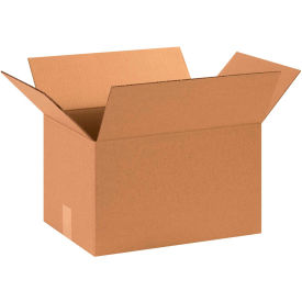 Global Industrial B68708 Global Industrial™ Cardboard Corrugated Boxes, 15"L x 11"W x 9"H, Kraft image.