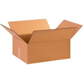 Global Industrial B68710 Global Industrial™ Cardboard Corrugated Boxes, 15"L x 12"W x 6"H, Kraft image.