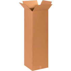 Global Industrial™ Tall Cardboard Corrugated Boxes 15""L x 15""W x 48""H Kraft