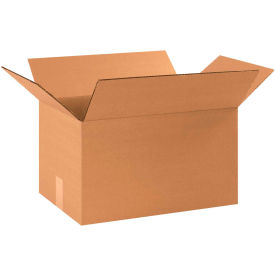 Global Industrial B1638718 Global Industrial™ Cardboard Corrugated Boxes, 16"L x 11"W x 10"H, Kraft image.