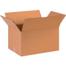 Global Industrial B68727 Global Industrial™ Cardboard Corrugated Boxes, 16"L x 11"W x 9"H, Kraft image.