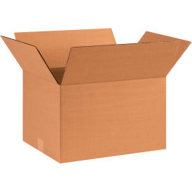 Global Industrial B68730 Global Industrial™ Cardboard Corrugated Boxes, 16"L x 12"W x 10"H, Kraft image.