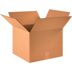 Global Industrial B68739 Global Industrial™ Cardboard Corrugated Boxes, 16"L x 16"W x 12"H, Kraft image.